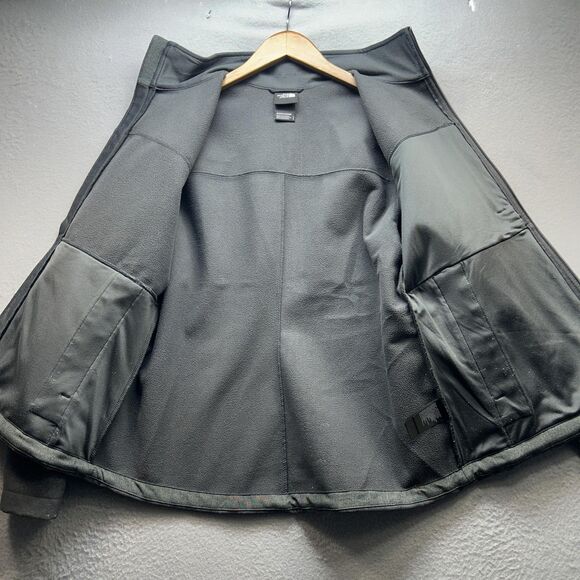 The North Face Softshell Jacket Womens Large Gray Fleece Lined Full Zip - Picture 15 of 15